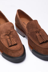 Kahverengi Süet Loafer