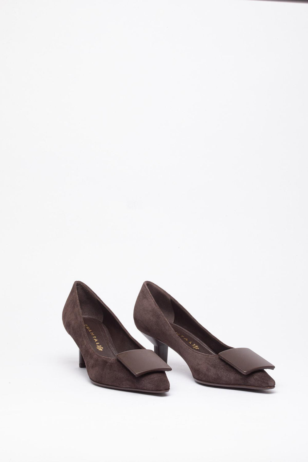 Kahve Süet Stiletto Ayakkabı
