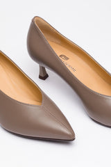 Vizon Deri Stiletto
