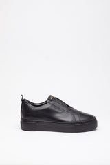Siyah Deri Sneakers