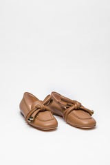 Karamel Rengi Deri Loafer