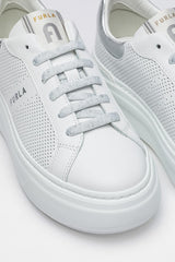 Beyaz Renki Deri Sneaker