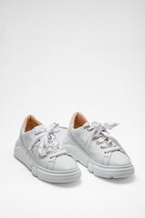 Beyaz Yumuşak Deri Sneaker