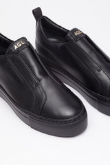 Siyah Deri Sneakers