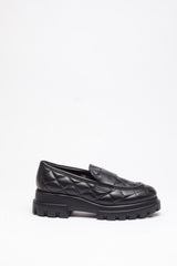 Siyah Deri Loafer