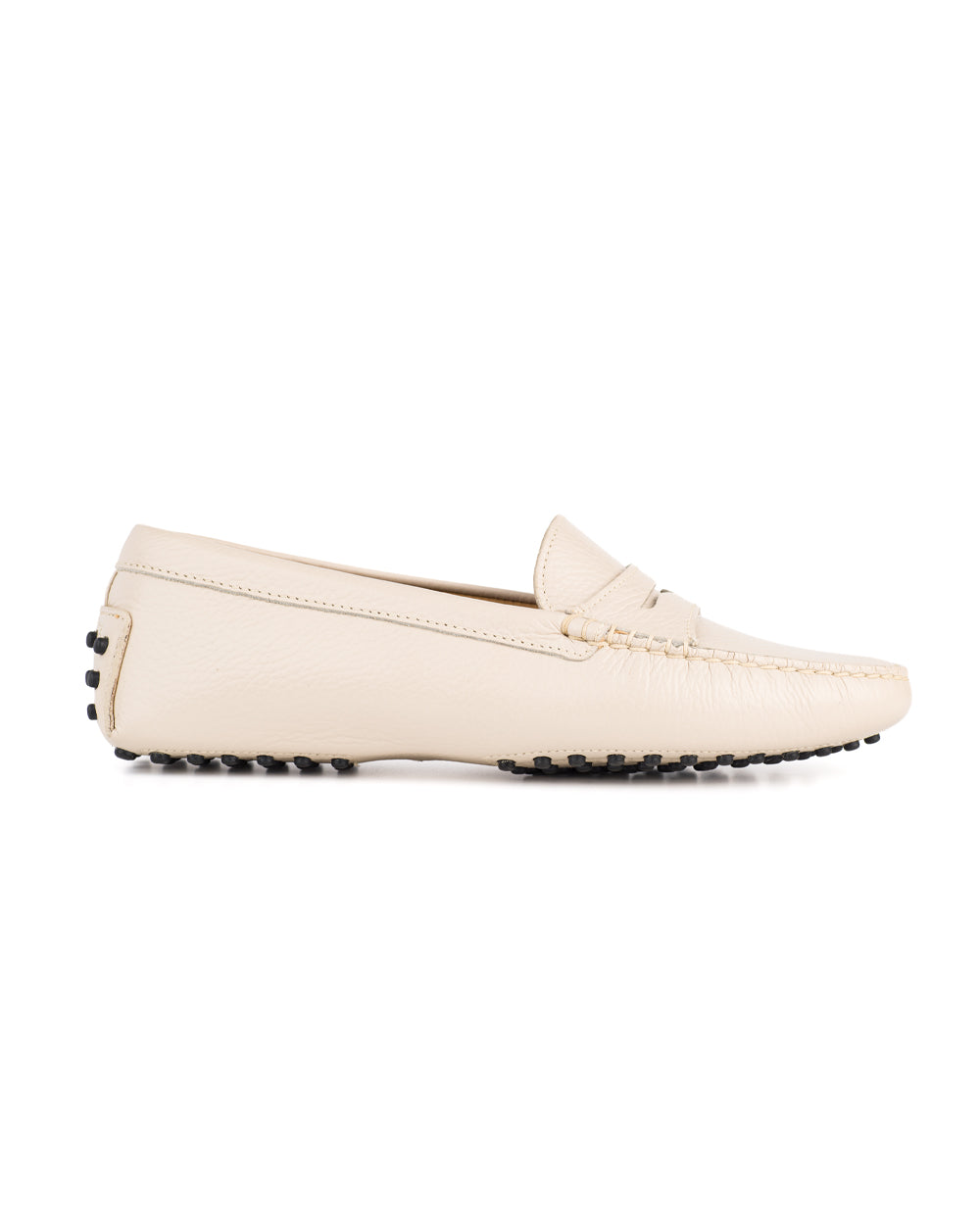 Deri Krem Ayakkabı