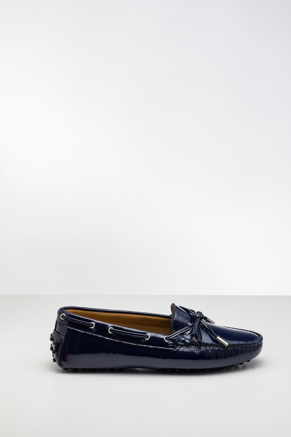 Lacivert Renkli Deri Loafer