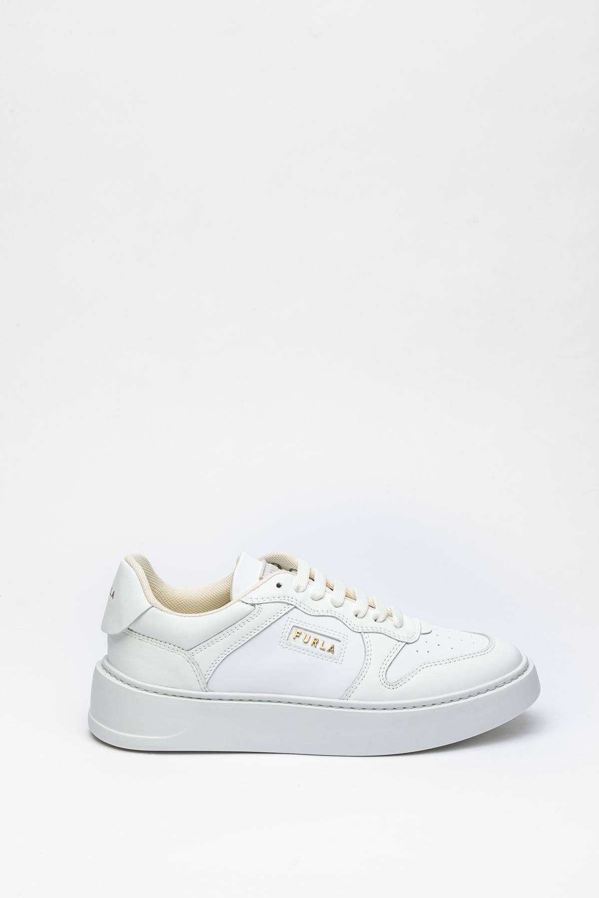 Beyaz Deri Sneaker