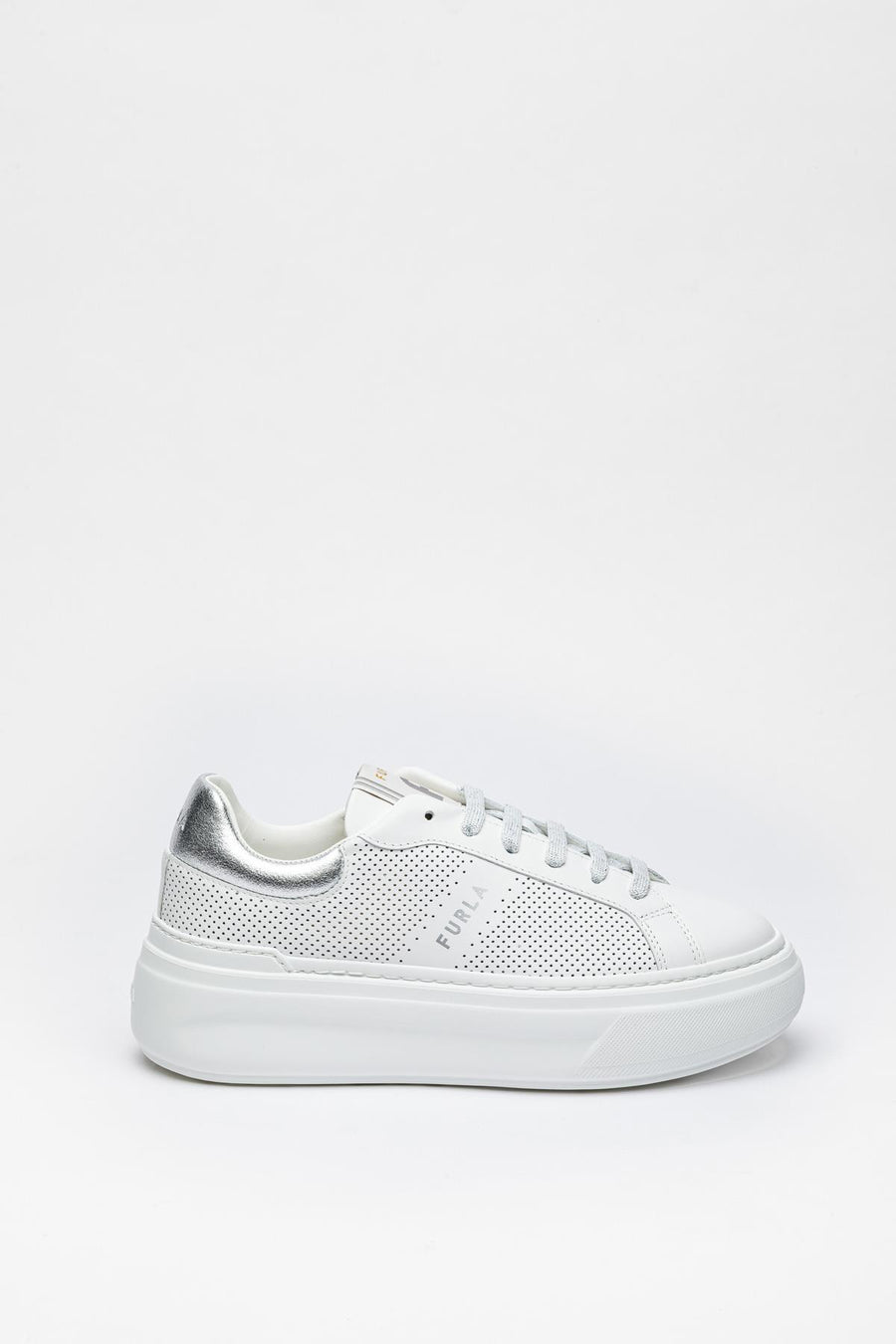Beyaz Renki Deri Sneaker