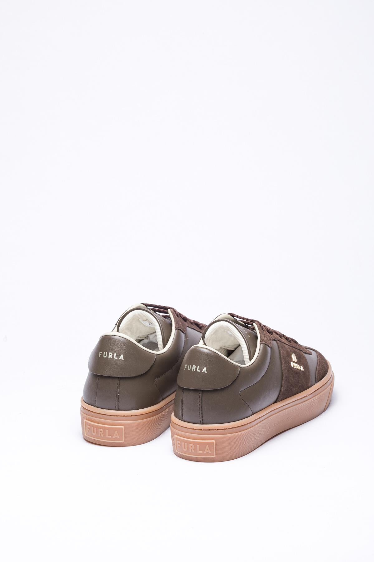 Kahverengi Deri Sneaker